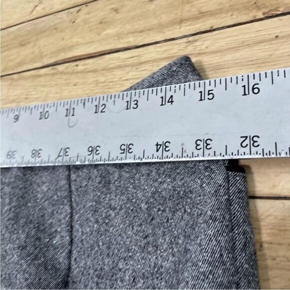 ANN TAYLOR Stretch Gray Wool Tweed Dress Pants Womens 6 Pro Office Career VTG 6 - Picture 11 of 16